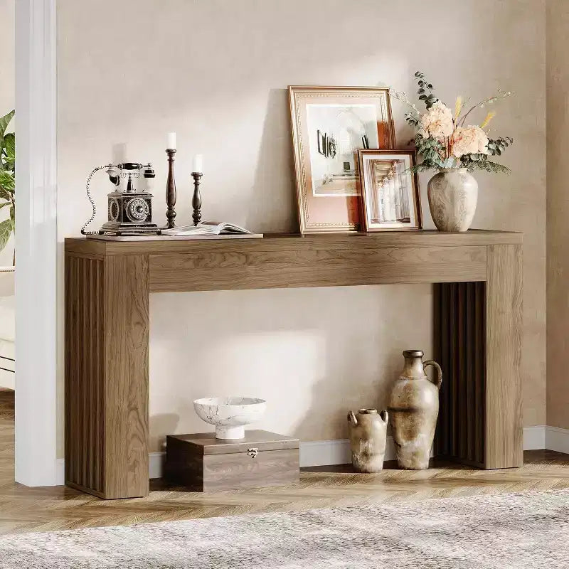 Console da 59 pollici per soggiorno, stile rustico