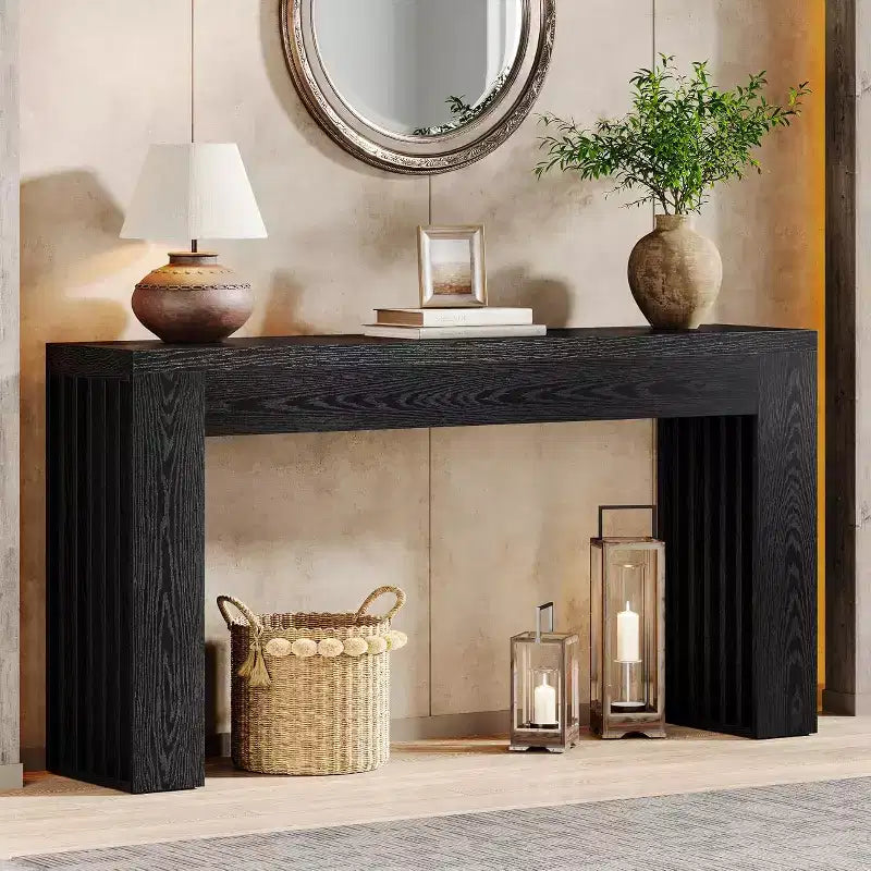 Console da 59 pollici per soggiorno, stile rustico