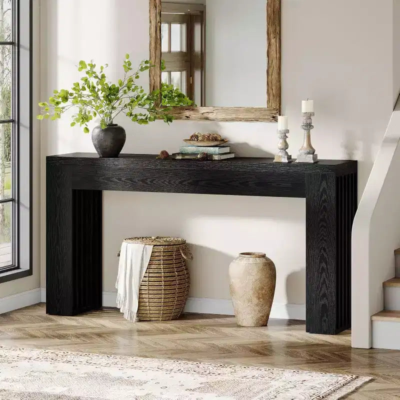 Console da 59 pollici per soggiorno, stile rustico