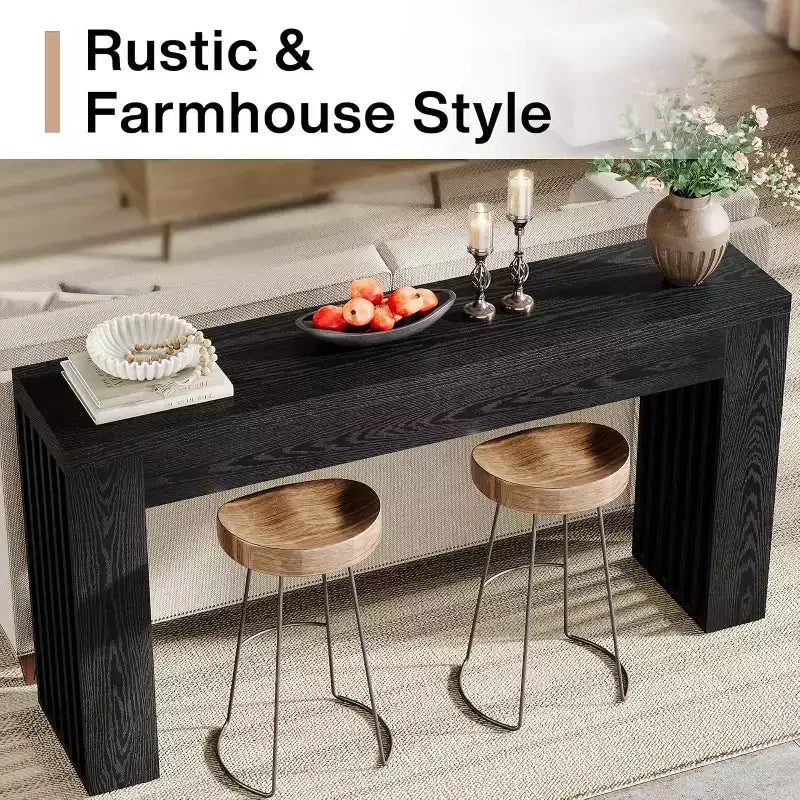 Console da 59 pollici per soggiorno, stile rustico