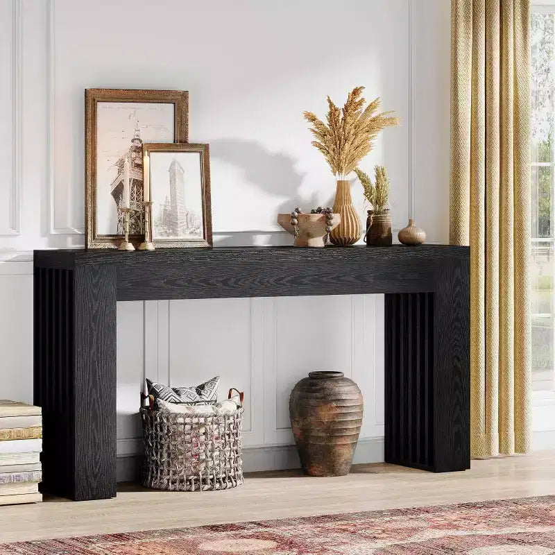 Console da 59 pollici per soggiorno, stile rustico