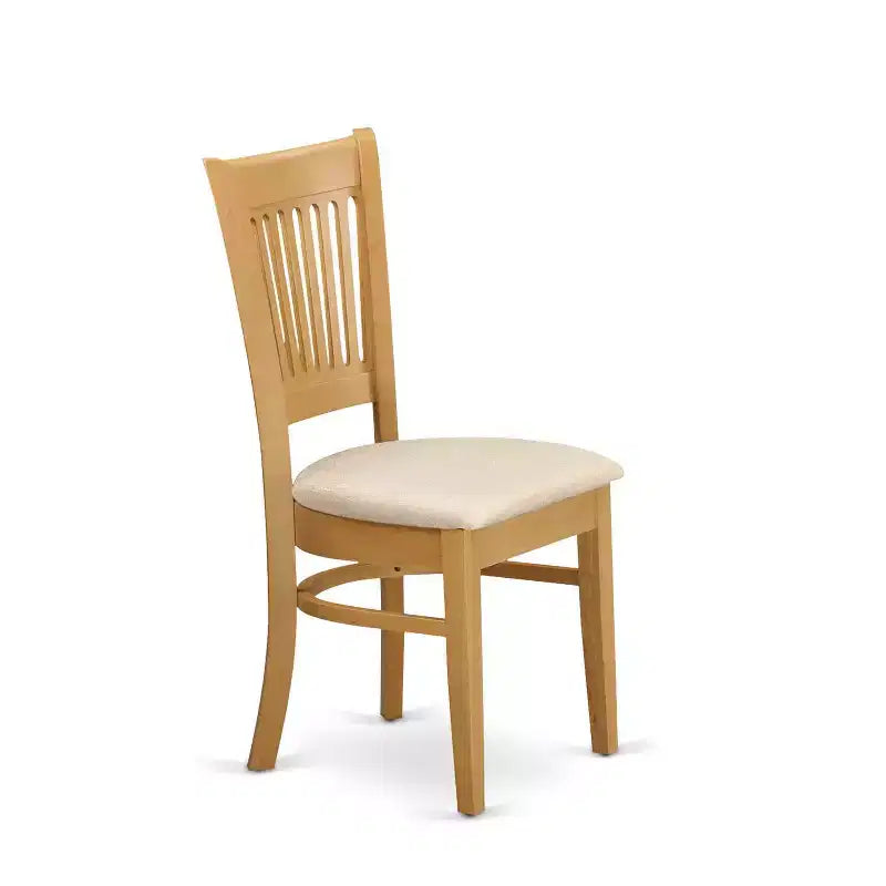 Set da pranzo in rovere naturale da 6 pezzi con panca e 4 sedie