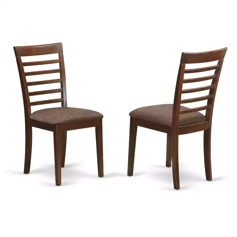 Set da pranzo rettangolare rustico da 5 pezzi, 4 posti a sedere