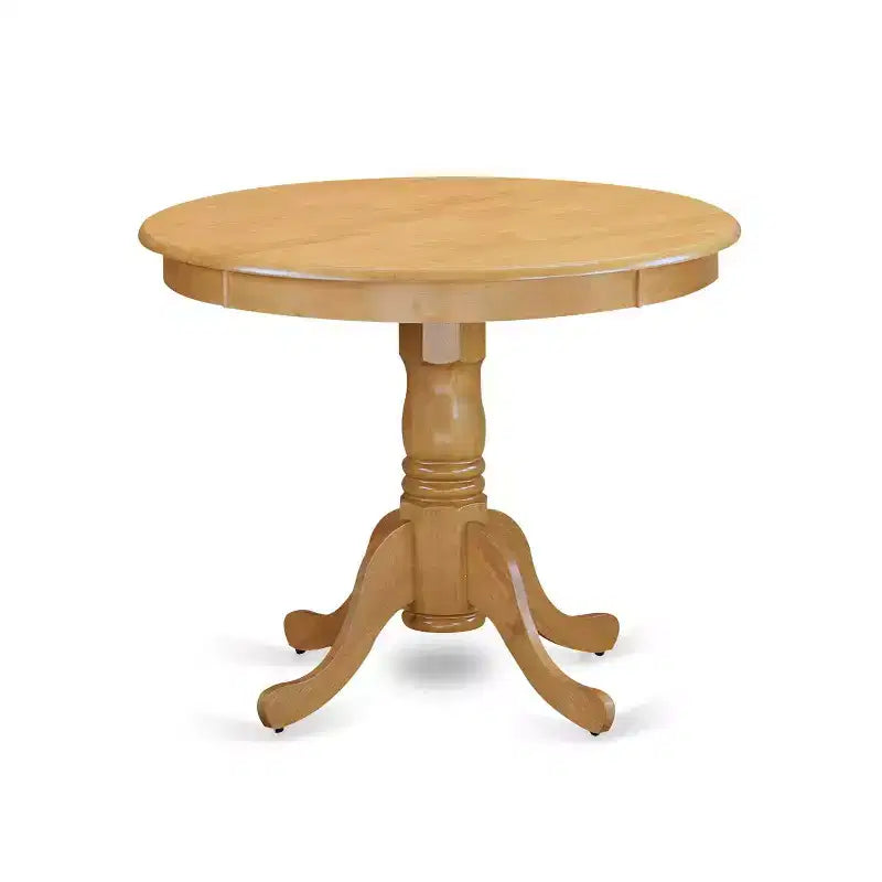 Set da Pranzo in Quercia Naturale da 5 Pezzi con 4 Sedie