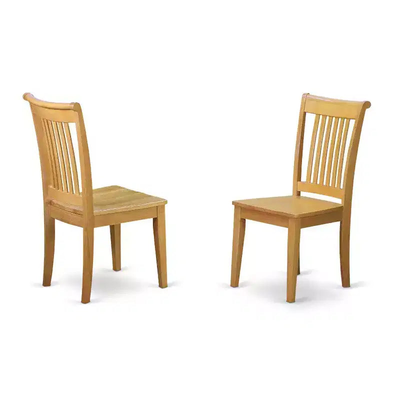Set da Pranzo in Quercia Naturale da 5 Pezzi con 4 Sedie