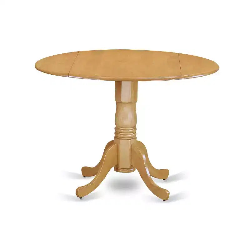 Set da pranzo rettangolare 3 pezzi in rovere naturale, 2 posti