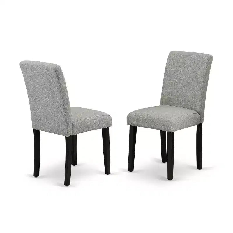 Set da pranzo di 5 pezzi nero e ciliegio con 4 sedie Parson