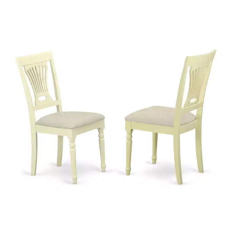Set da pranzo 7 pezzi in finitura Lattemiele e Ciliegio con 6 sedie