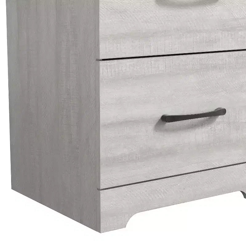 Galano Comodino a 2 cassetti con spazio contenitore 18.7 L 15.7 P 23.7 A
