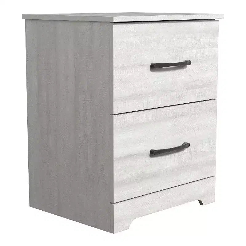 Galano Comodino a 2 cassetti con spazio contenitore 18.7 L 15.7 P 23.7 A