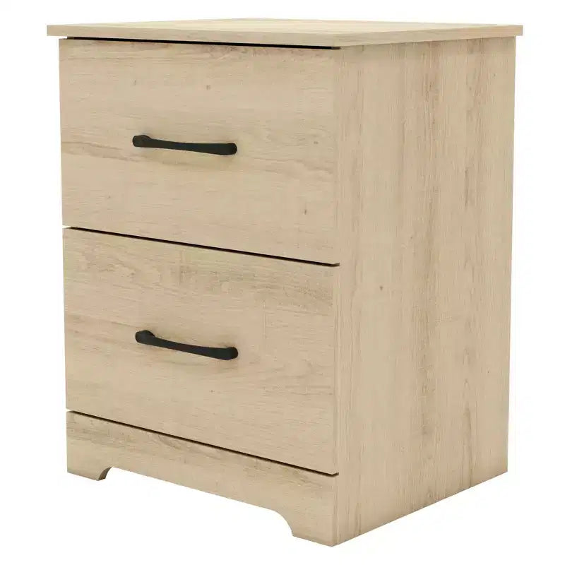 Galano Comodino a 2 cassetti con spazio contenitore 18.7 L 15.7 P 23.7 A
