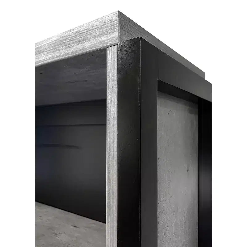 78 Libreria Mason in laminato di legno moderno con ante - Martin Furniture