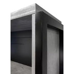 78 Libreria Mason in laminato di legno moderno con ante - Martin Furniture