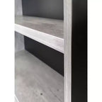 78 Libreria Mason in laminato di legno moderno con ante - Martin Furniture