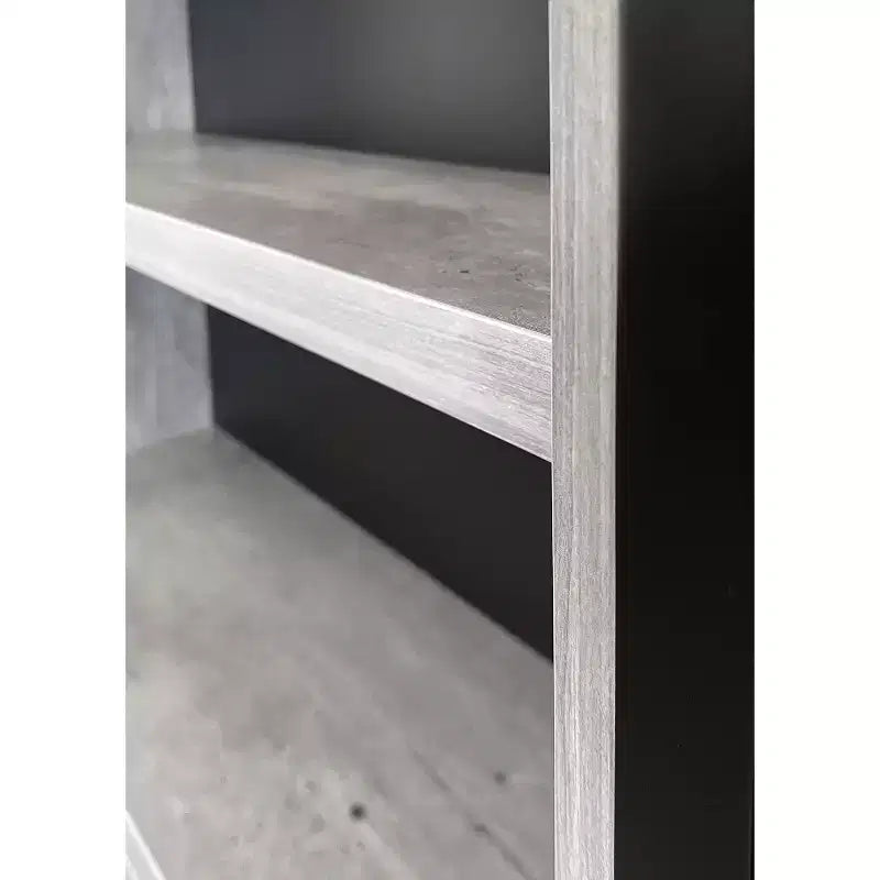 78 Libreria Mason in laminato di legno moderno con ante - Martin Furniture